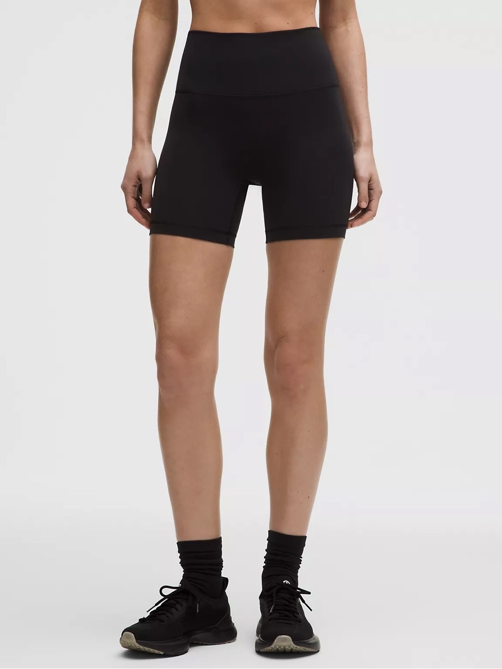 Lululemon Wunder Train Black High-Rise Short 6”